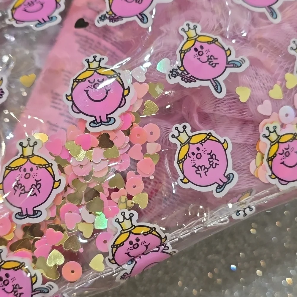 Little Miss Princess Shower Gel & Puff Gift Set w/Confetti Bag